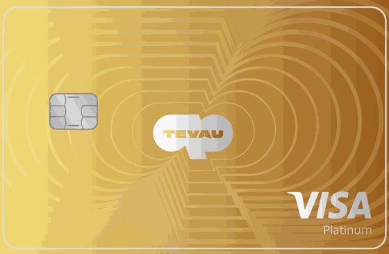 Tevau Visa Platinum ラグジュアリー24金カード